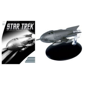 Star Trek Starships Captain Protons Rocket Ship Vehicle with Magazine #111