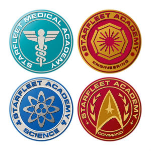 Star Trek The Next Generation Shaped Coaster 4 Pack
