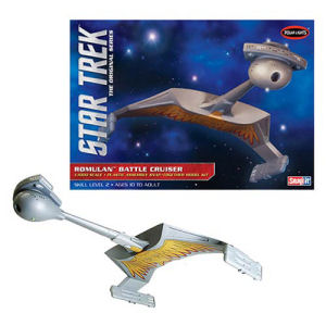 Star Trek Romulan Battle Cruiser 1/1000th Scale Snap-Fit Model Kit