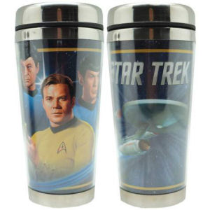 Star Trek Star Fleet 16 Ounce Stainless Steel Travel Mug