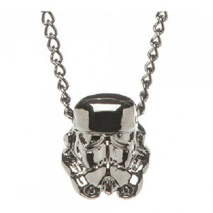 Star Wars Stormtrooper 3D Gun Metal Necklace