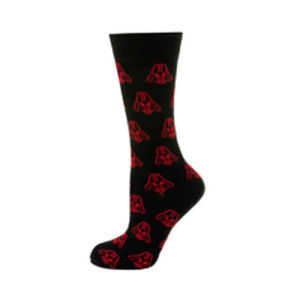 Star Wars Darth Vader Black and Red Socks