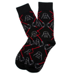 Star Wars Darth Vader Lightsaber Black Socks