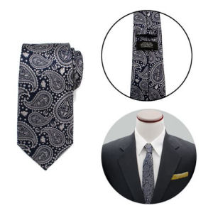 Star Wars Yoda Navy Paisley Mens Tie
