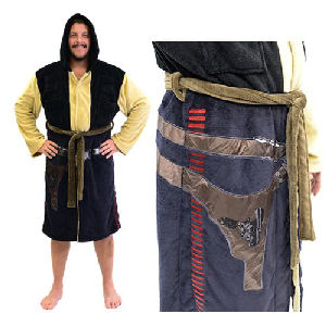 Star Wars Han Solo Hooded Fleece Bathrobe