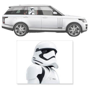 Star Wars The Force Awakens First Order Stormtrooper Window Wrap Passenger Series Car Decal