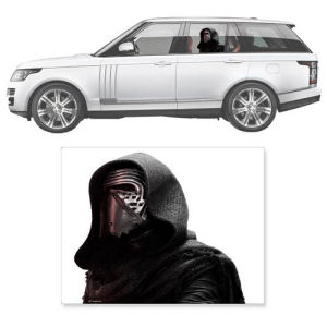 Star Wars The Force Awakens Kylo Ren Window Wrap Passenger Series Car Decal