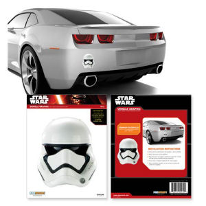Star Wars Episode VII - The Force Awakens First Order Stormtrooper Helmet Car Decal
