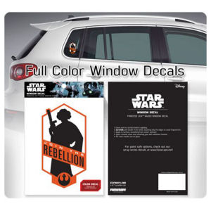 Star Wars Princess Leia Join the Rebellion Window Decal