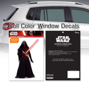 Star Wars Kylo Ren At the Ready Window Decal