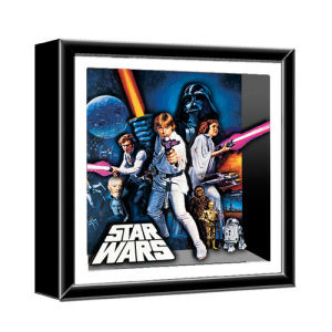 Star Wars A New Hope Wood Shadow Box