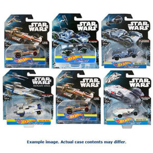 Star Wars Hot Wheels Carships Mix 3 Case