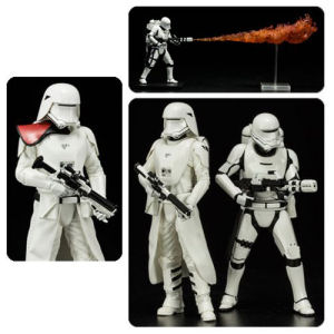 Star Wars The Force Awakens First Order Snowtrooper and Flametrooper ArtFX+ Statue 2-Pack