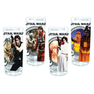 Star Wars 4 Piece 10 Ounce Juice Glass Set