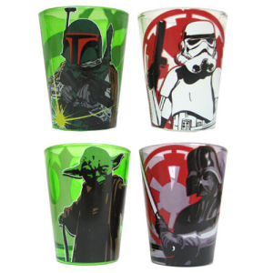 Star Wars Character Mini Glass 4-Pack