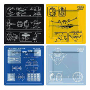 Star Wars Blueprints Plate Set