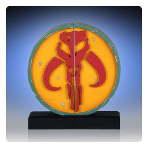 Star Wars Mandalorian Bookends