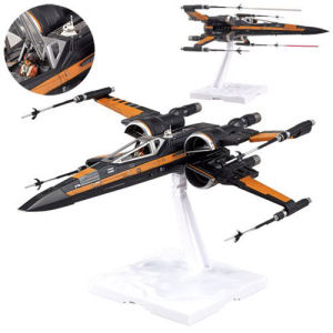 Star Wars The Force Awakens Poe Dameron X-Wing Fighter 1/72nd Scale Model Kit