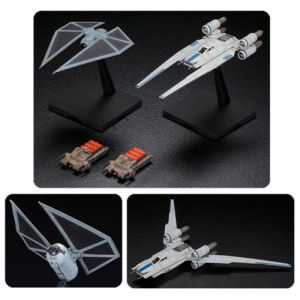 Star Wars Rogue One U-Wing Fighter and TIE Striker 1/144th Scale Model Kits