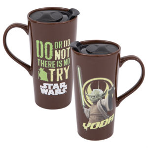 Star Wars Yoda 20 Ounce Heat Reactive Ceramic Travel Mug