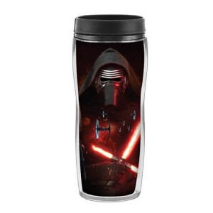 Star Wars Episode VII The Force Awakens Kylo Ren Space 16 Ounce Curved Plastic Travel Mug