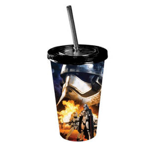 Star Wars Episode VII The Force Awakens Phasma and Flametroopers 16 Ounce Travel Cup