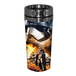 Star Wars Episode VII The Force Awakens Phasma and Flametroopers 16 Ounce Stainless Steel Travel Mug