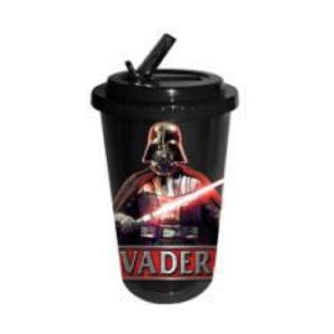 Star Wars Darth Vader Plastic 16 OunceFlip Straw Travel Cup