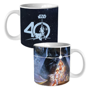 Star Wars 40th Anniversary 20 Ounce Heat Reactive Ceramic Mug