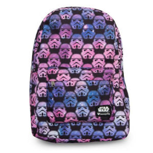 Star Wars Ombre Storm Trooper Head Print Backpack