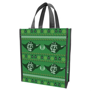 Star Wars Ugly Sweater Yoda Small Recycled Shopper Tote