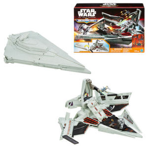 Star Wars The Force Awakens MicroMachines First Order Star Destroyer Playset
