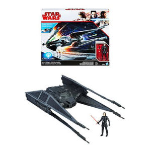 Star Wars The Last Jedi Kylo Ren TIE Silencer Vehicle with Kylo Ren Action Figure