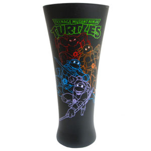 Teenage Mutant Ninja Turtles Neon Turtles Fluted Glass