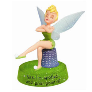 Westland Giftware Disney Life According to Tinkerbell Tink Spoiled Figurine