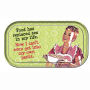 From the Retro Humor Collection. Retro Humor Dieting Collection Food Has Replaced Sex Mini Tin Sign