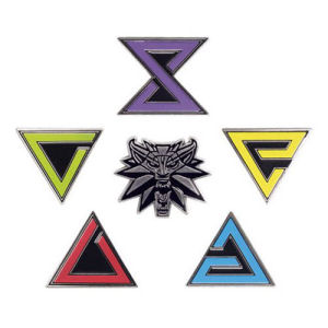 The Witcher 3 Wild Hunt Enamel Pin Set