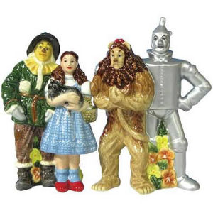 Wizard of Oz Four Friends Salt and Pepper Shakers