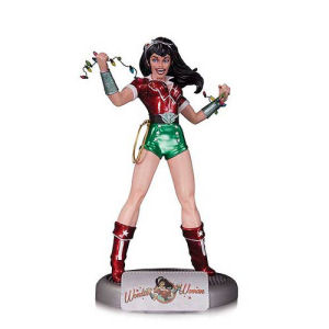 DC Comics Bombshells Holiday Wonder Woman Statue