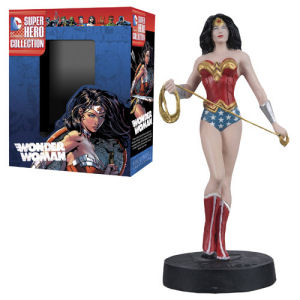 DC Superhero Wonder Woman Best Of Figure with Collector Magazine