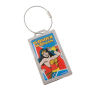From the Wonder Woman Collection by Vandor. Wonder Woman Metal Luggage Tag. Identify your travel gear in style with our stainless iron metal luggage tag. Personal information shows on back and tag is attached with a secure steel cable.