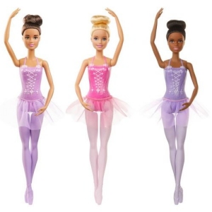 Barbie Ballerina Doll Assortment. Case contains 4 Barbie Ballerina Dolls.
