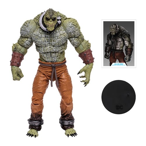 DC Multiverse Batman:Arkham Asylum Megafigs Killer Croc Action Figure.
