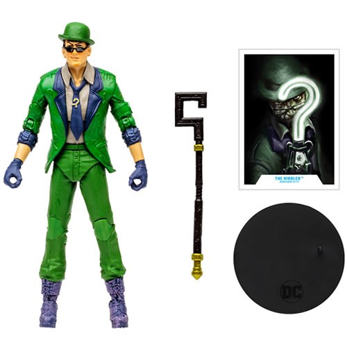 DC Multiverse Gaming Series The Riddler (Arkham City) 7 Inch Scale Action Figure.