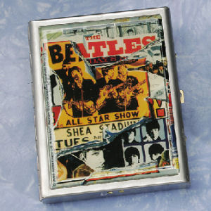 The Beatles Medium Metal Box. measures approximately 4.5 Inches x 0.5 Inches x 3.5 Inches.