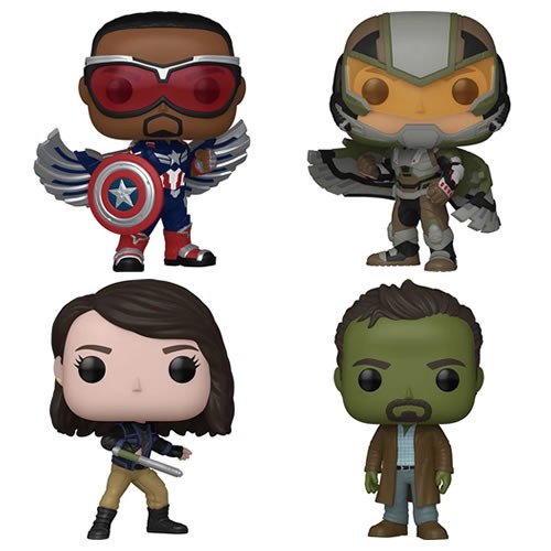 Pop! Marvel Captain America: Brave New World Assortment. Assortment is set to include:  1 The Leader - 1 Ruth Bat-Seraph - 2 Falcon - 2 Captain America.