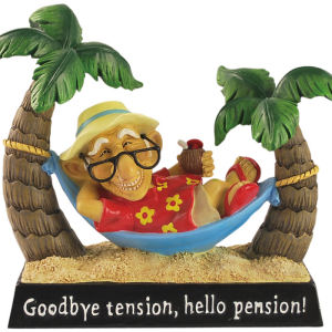 Coots Goodbye Tension Hello Pension Figurine Westland Giftware Coots Figurines 14 50 Flat Rate Shipping On All Canadian Orders