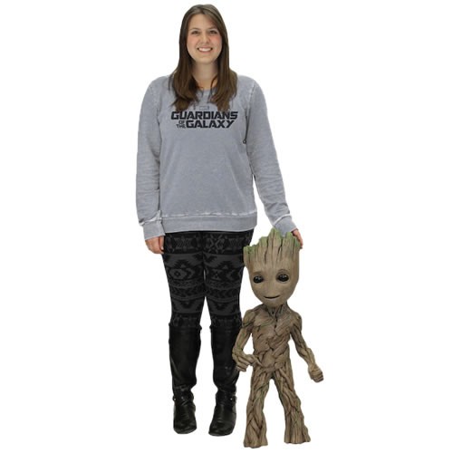 Guardians Of The Galaxy 2 30 Inch Groot Life-Size Foam Replica. Add some out-of-this-world decoration to home, office or retail environments with this larger-than-life Groot replica from the Guardians of the Galaxy Vol. 2! Groot stands 30 Inches