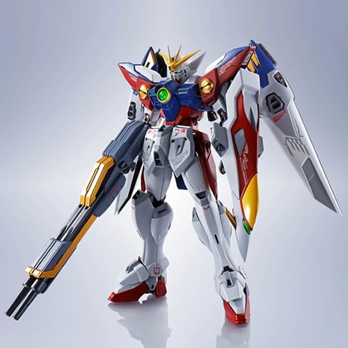 New Mobile Report Gundam Wing Wing Gundam Zero (Side MS) Robot Spirits Figure.