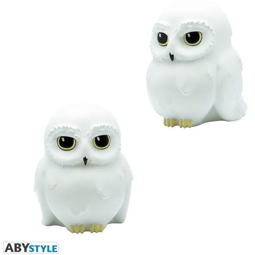 Harry Potter Hedwig Lamp. Portable LED lamp. USB rechargeable battery (micro USB cable included).  Measures about 7 inches tall.